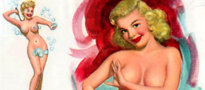 November 1955 Pinup Girl (Detail)