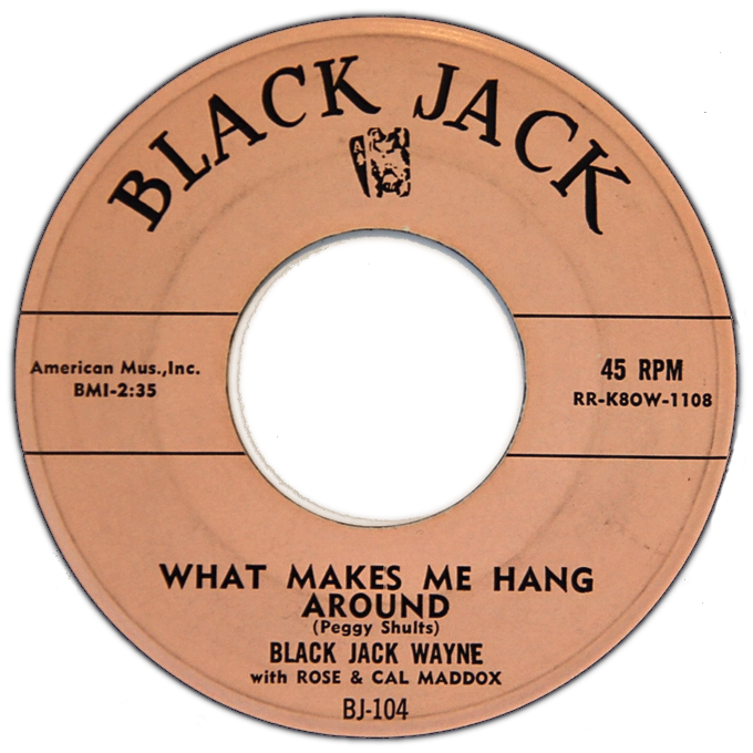 Blackjack Wayne Record Label (Image)