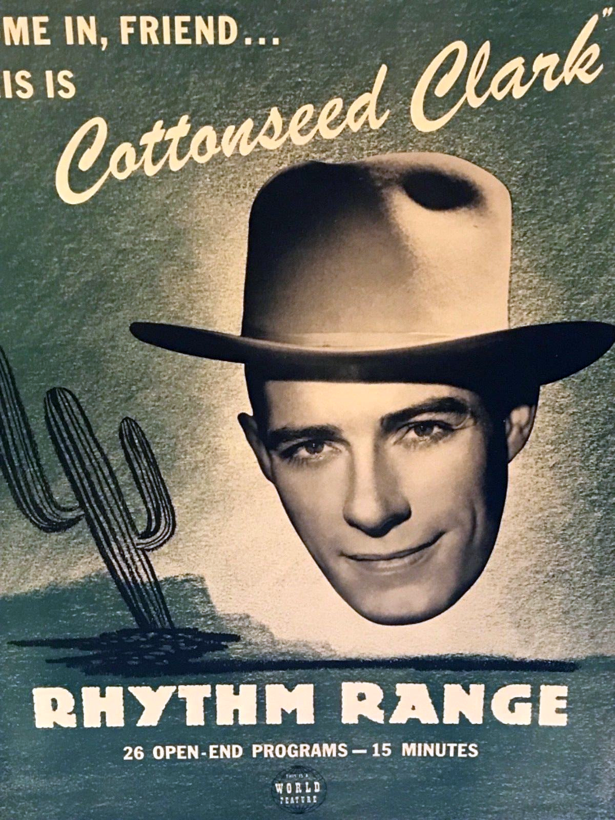 Cottonseed Clark - Rhythm Range Promo (Image)