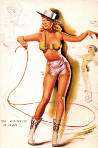 Keep Your Eyes On The Rope (Pinup Girl)