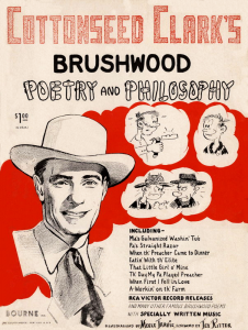 Cottonseed Clark's Brushwood Poetry (Book Cover)