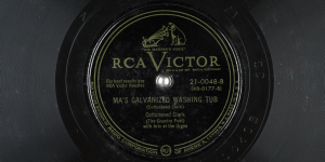 Ma's Galvanized Washing Tub (Record Label)