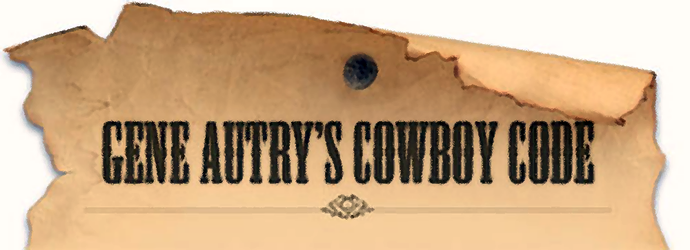 Gene Autry's Cowboy Code (Image)